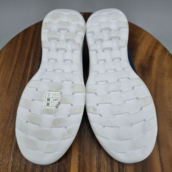 Skechers Go Walk Lite Shoes Women's 7.5 Navy Blue White Slip On Walking Sneakers - Picture 6 of 7